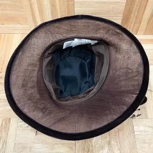 NEW Peter Bettley chocolate brown velvet Hat Peter Bettley | Accessories | Peter Bettley London Chocolate  main image 2